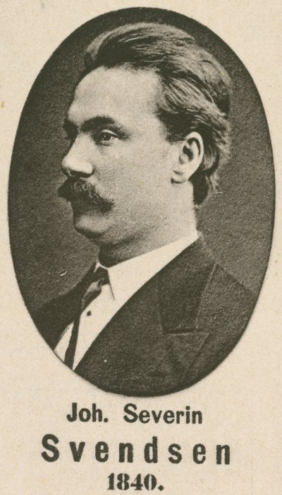 Johan Severin Svendsen (gravering) av English School