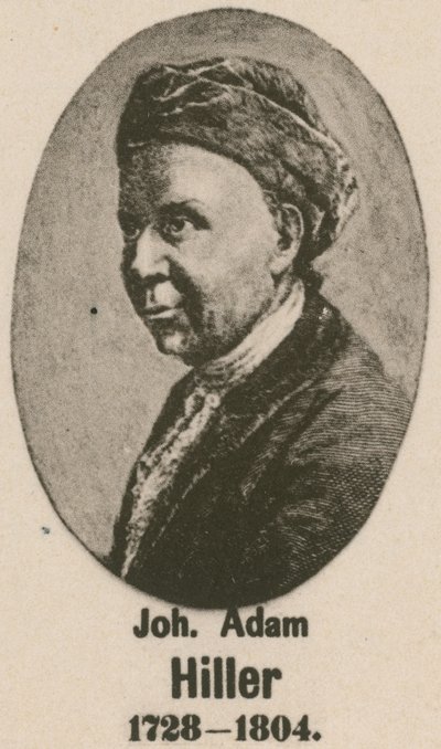 Johann Adam HIller (gravyr) av English School