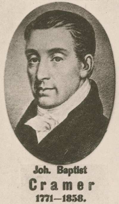 Johann Baptist Cramer (gravyr) av English School