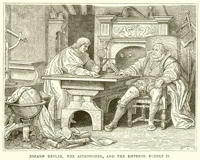 Johann Kepler, astronomen og keiser Rudolf II av English School