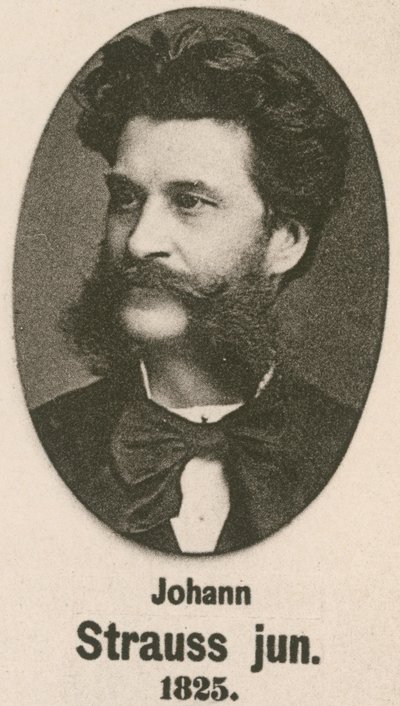 Johann Strauss Junior (gravyr) av English School
