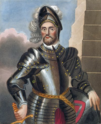 John Baliol (d.1269), etter et maleri i Bodleian Gallery av English School