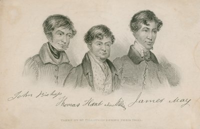 John Bishop, Thomas Head (alias Williams), James May av English School