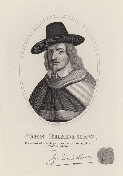 John Bradshaw (gravering) av English School