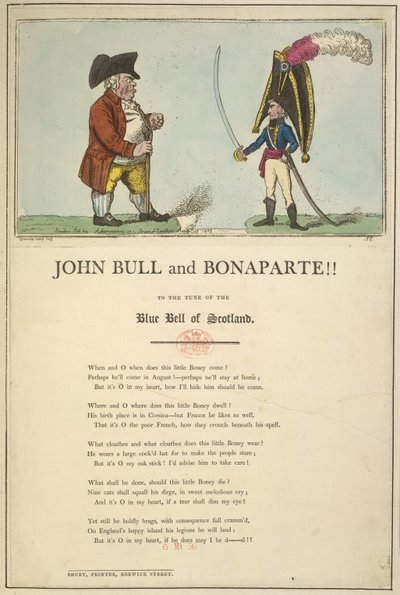 John Bull og Bonaparte av English School