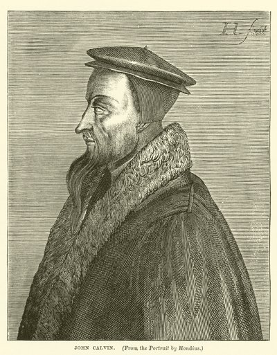 John Calvin (gravering) av English School