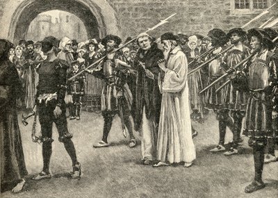 John Frith (1503-33) går til martyrdøden av English School