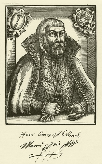 John George, kurfyrst av Brandenburg av English School