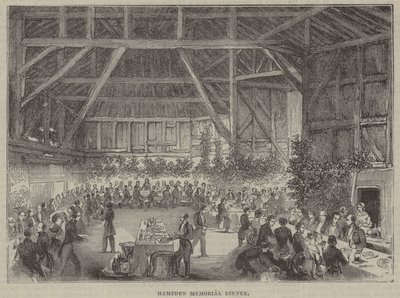 John Hampden Memorial Dinner, holdt i forbindelse med oppføringen av et monument over ham av English School