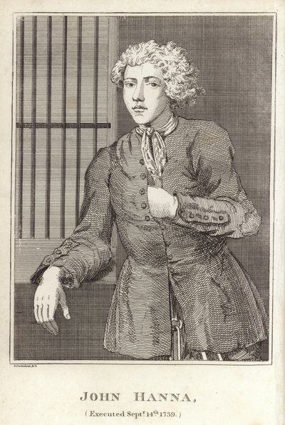 John Hanna, henrettet 14. september 1739 av English School