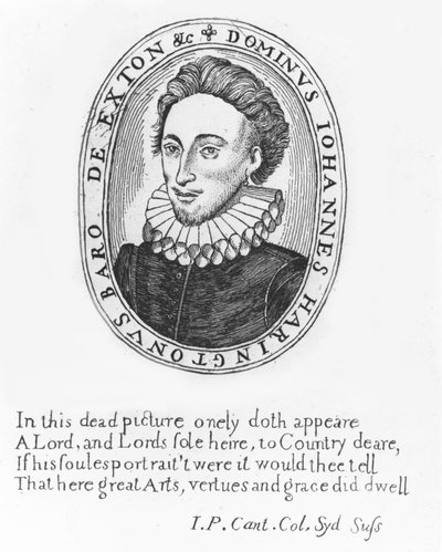 John Harington, andre baron Harington av Exton (gravering) av English School