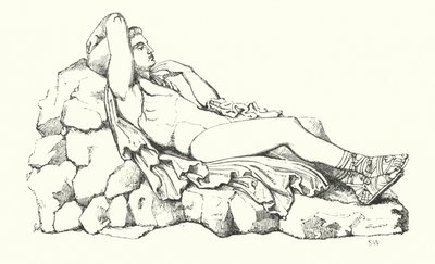 John Keats: Illustrasjon til Endymion (gravering) av English School