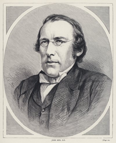 John Ker, DD (gravering) av English School