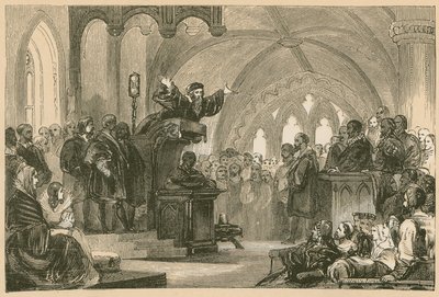 John Knox forkynner på St. Andrews av English School