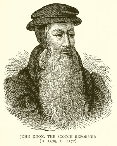 John Knox, den skotske reformatoren (F. 1505, D. 1572) av English School