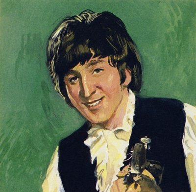 John Lennon fra The Beatles av English School