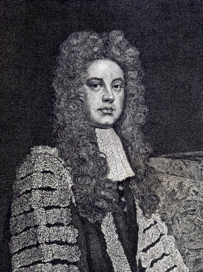 John, Lord Somers av English School