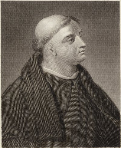 John Lydgate fra Bury av English School