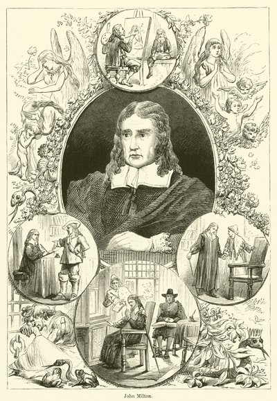John Milton (gravering) av English School