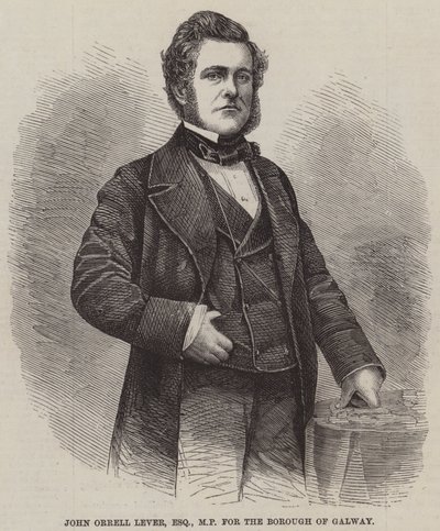 John Orrell Lever, Esquire, MP for bydelen Galway (gravering) av English School