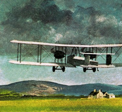 John William Alcock og Arthur Whitten Brown som fløy over Atlanterhavet av English School