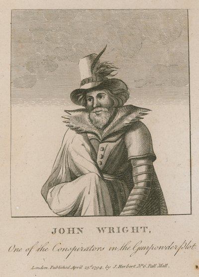 John Wright, en av konspiratørene i Gunpowder Plot av English School