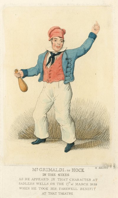 Joseph Grimaldi as Hock  av English School