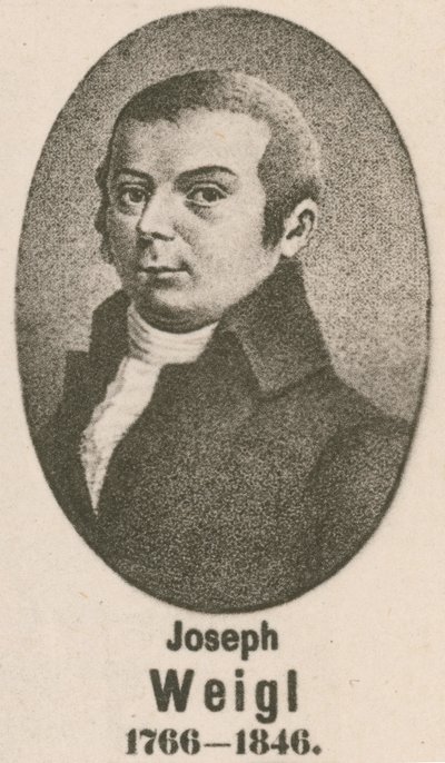 Joseph Weigl (gravyr) av English School