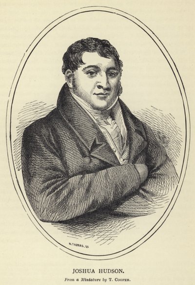 Joshua Hudson, Fra en miniatyr av T Cooper av English School