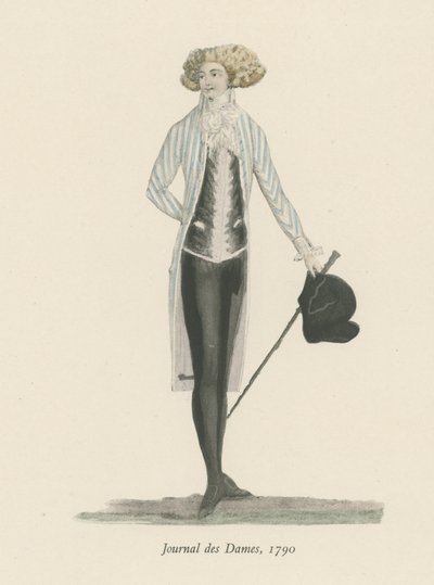 Dameblad, 1790 av English School