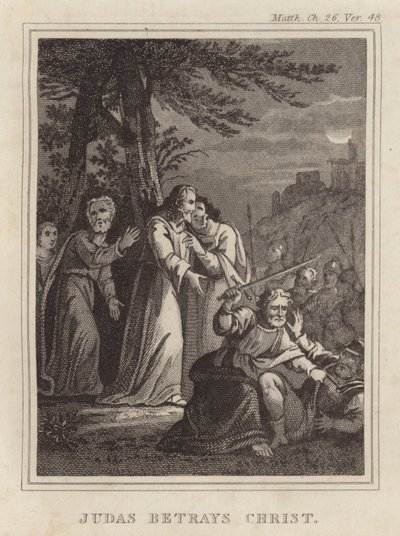 Judas forråder Kristus av English School
