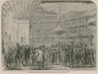 Juliens Promenadekonsert på Covent Garden Theatre av English School