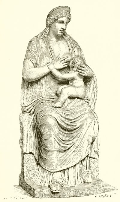 Juno sykepleier Hercules (Statue i Vatikanet) av English School