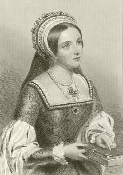 Katherine Parr, sjette kone til kong Henry VIII av English School