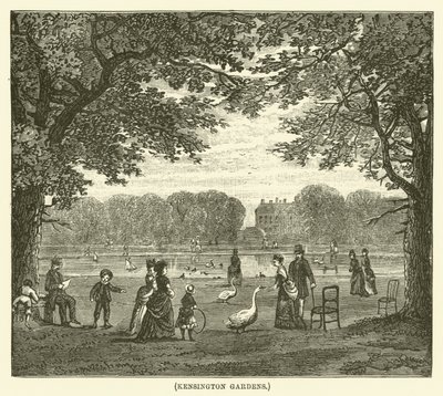 Kensington Gardens (gravering) av English School