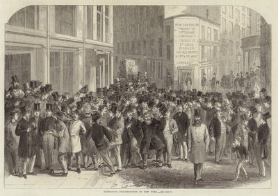 Kerbstone aksjemeglere i New York av English School
