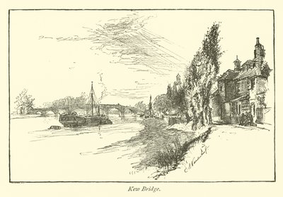 Kew Bridge av English School