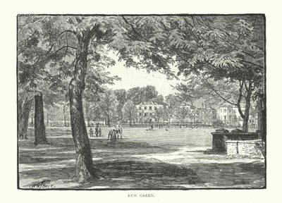 Kew Green (gravering) av English School
