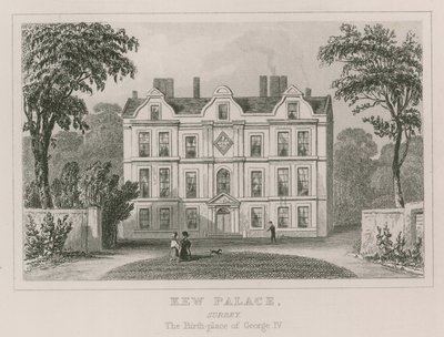 Kew Palace, Surrey - fødestedet til George IV av English School