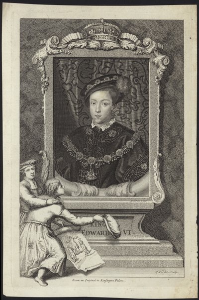 Kong Edward VI av England og Irland av English School