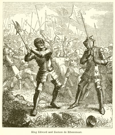 Kong Edward og Eustace de Ribeaumont av English School