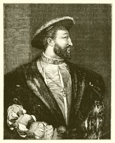 Kong Frans I, etter Titian av English School