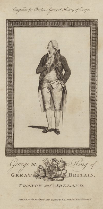 Kong George III av Storbritannia og Irland av English School