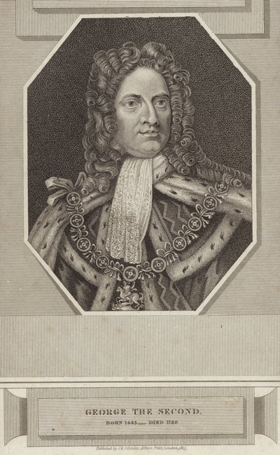 Kong George II av Storbritannia og Irland av English School