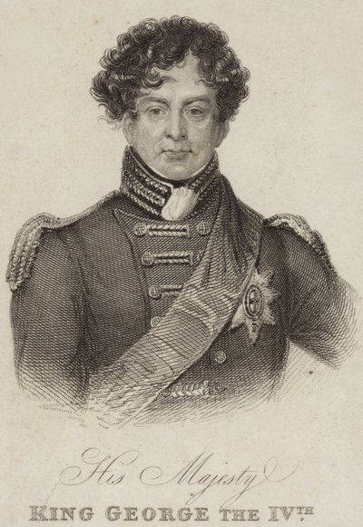 Kong George IV av Storbritannia og Irland av English School