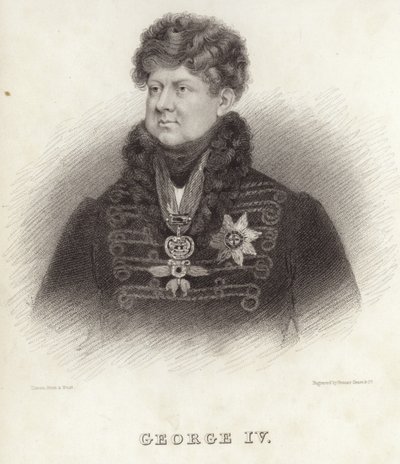 Kong George IV av Storbritannia og Irland av English School