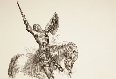Kong Henry IV, del én, 1890 av English School