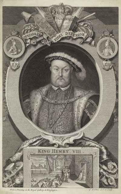 Kong Henry VIII av England av English School