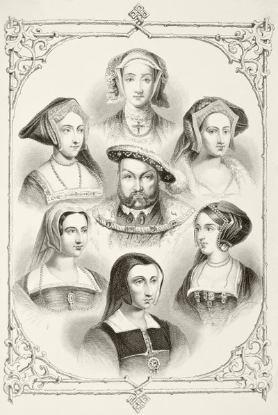 Kong Henry VIII av England og hans seks koner, fra 