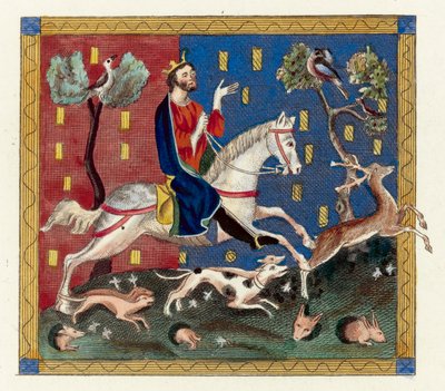 King John (farget gravering) av English School